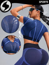 3d  High Elastic Seamless Mesh Breathable Sculpting T-Shirt